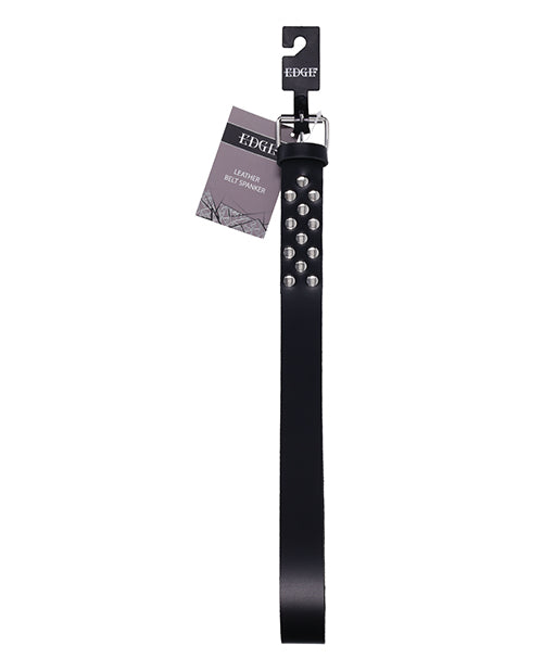 Edge Leather Belt Spanker - Black by Edge