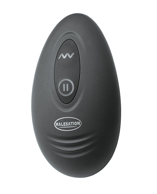Malesation Vibro Rocket Anal Plug - Black by Malesation