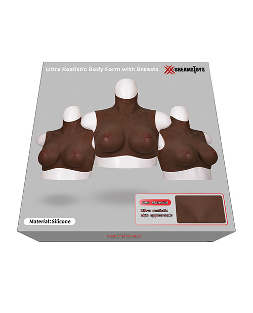 XX-DREAMTOYS Ultra Realistic B Cup Breast Form Small - Black by XX-Dreamtoys