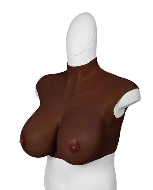 XX-DREAMTOYS Ultra Realistic H Cup Breast Form Extra Large - Black by XX-Dreamtoys