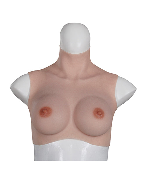 XX-DREAMSTOYS Ultra Realistic D Cup Breast Form Medium - Ivory by XX-Dreamtoys