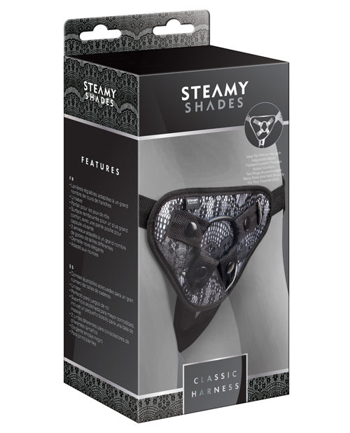 Steamy Shades Classic Harness - Black/White by Steamy Shades