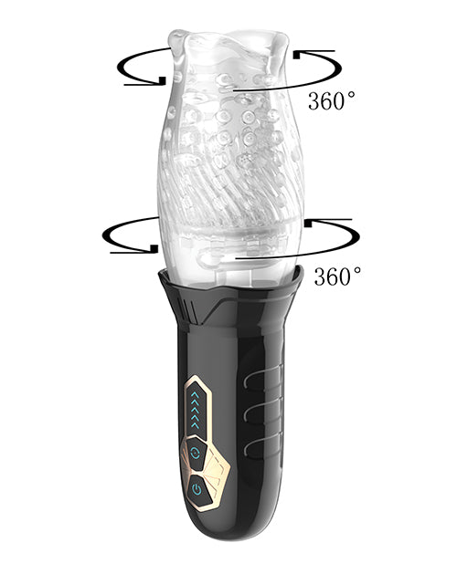 Cyclone Spinning Blow Job Simulator - Black by Secwell