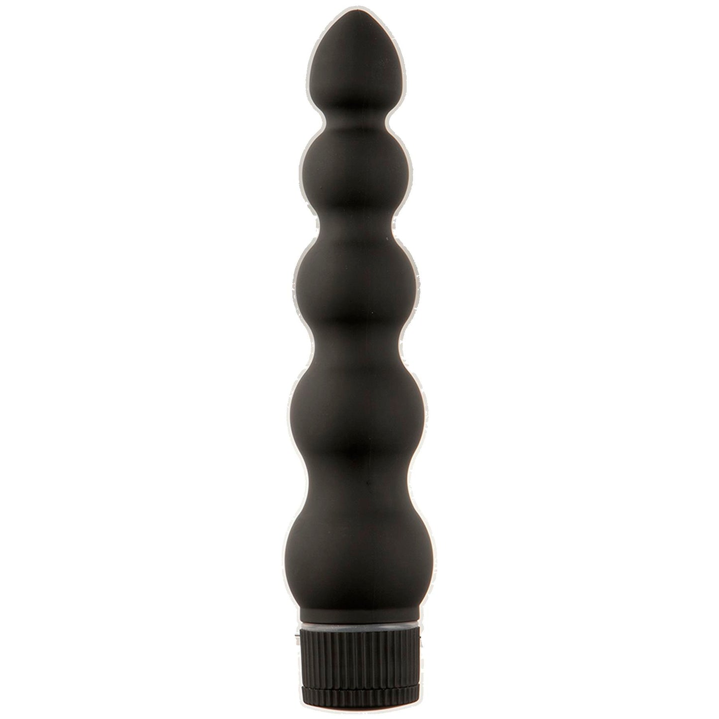 Black Magic 7 Inch Ribbed Vibe by Doc Johnson
