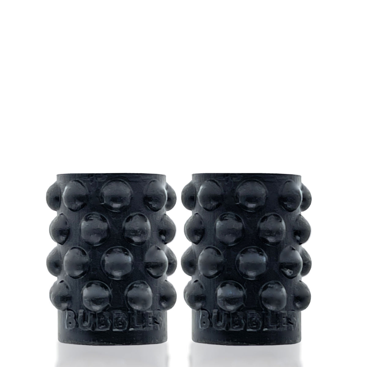 Oxballs Bubbles Nipsuckers, Black — Liquid Platinum Silicone - OX-1923-BLKREG