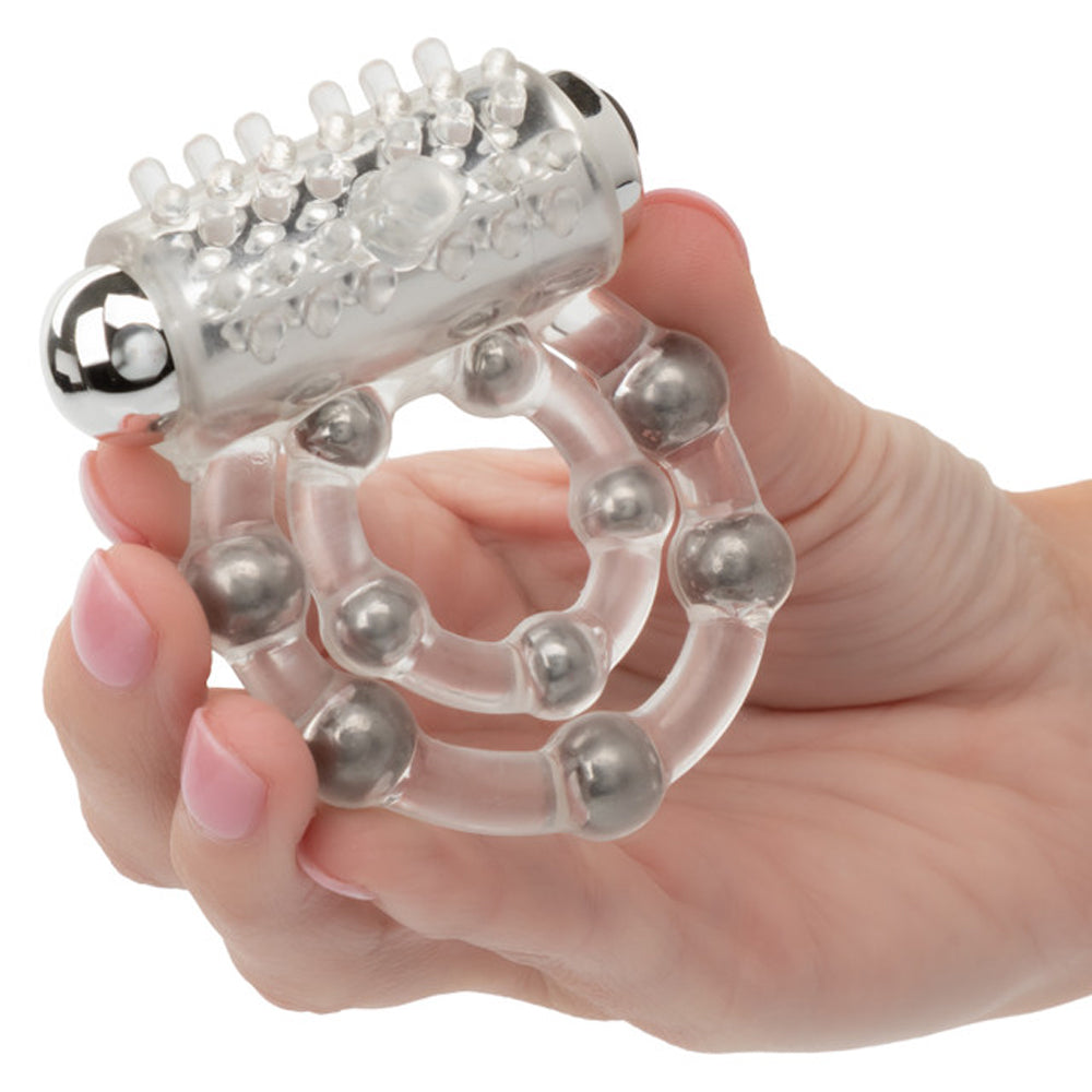 Maximus Enhancement Ring 10 Stoker Beads Rechargeable by CalExotics