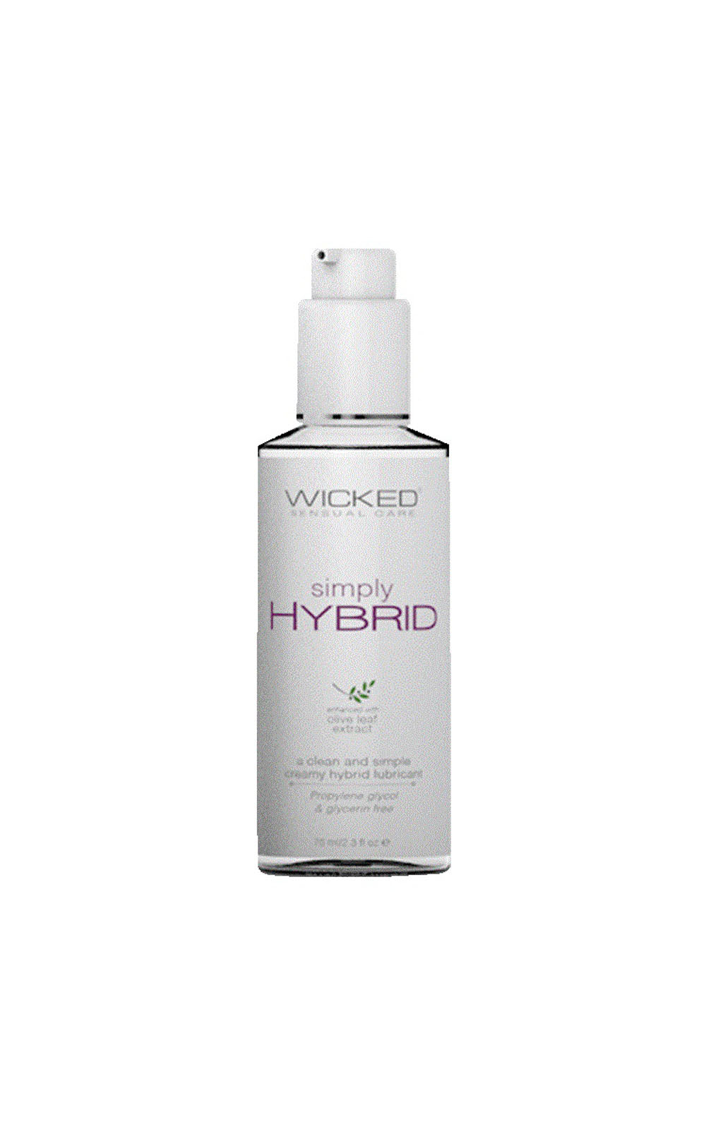 Wicked Sensual Care Simply Hybrid Fragrance-Free Lubricant, 2.3 fl oz - WS-91202
