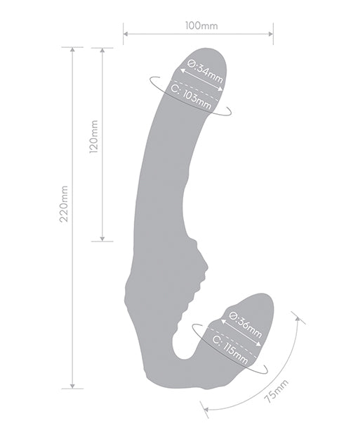 Strapless Together Remote Controlled Vibrator by Together