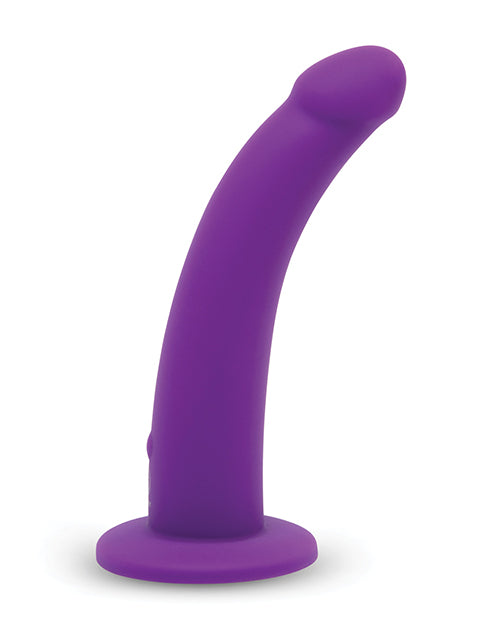 Together Tilt 6.5 Vibrating Silicone Dildo & Harness Set by Together