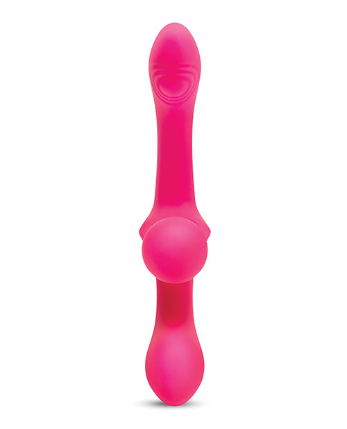 Together Double Tap Double-Ended Vibrating Strapless Strap-On by Together