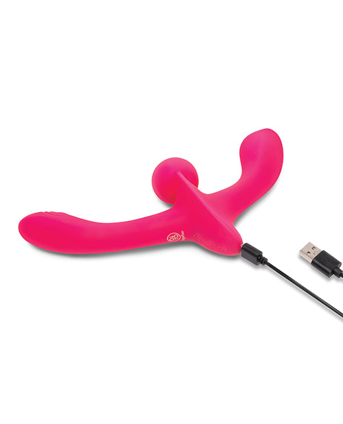 Together Double Tap Double-Ended Vibrating Strapless Strap-On by Together