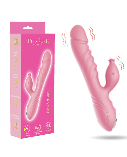 Red Queen Tickler Rabbit Vibe - Pink by Noire Collection