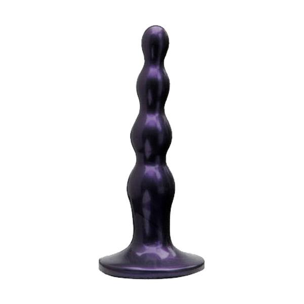Tantus Ripple Small Silicone Butt Plug, Midnight Purple - TS505MP
