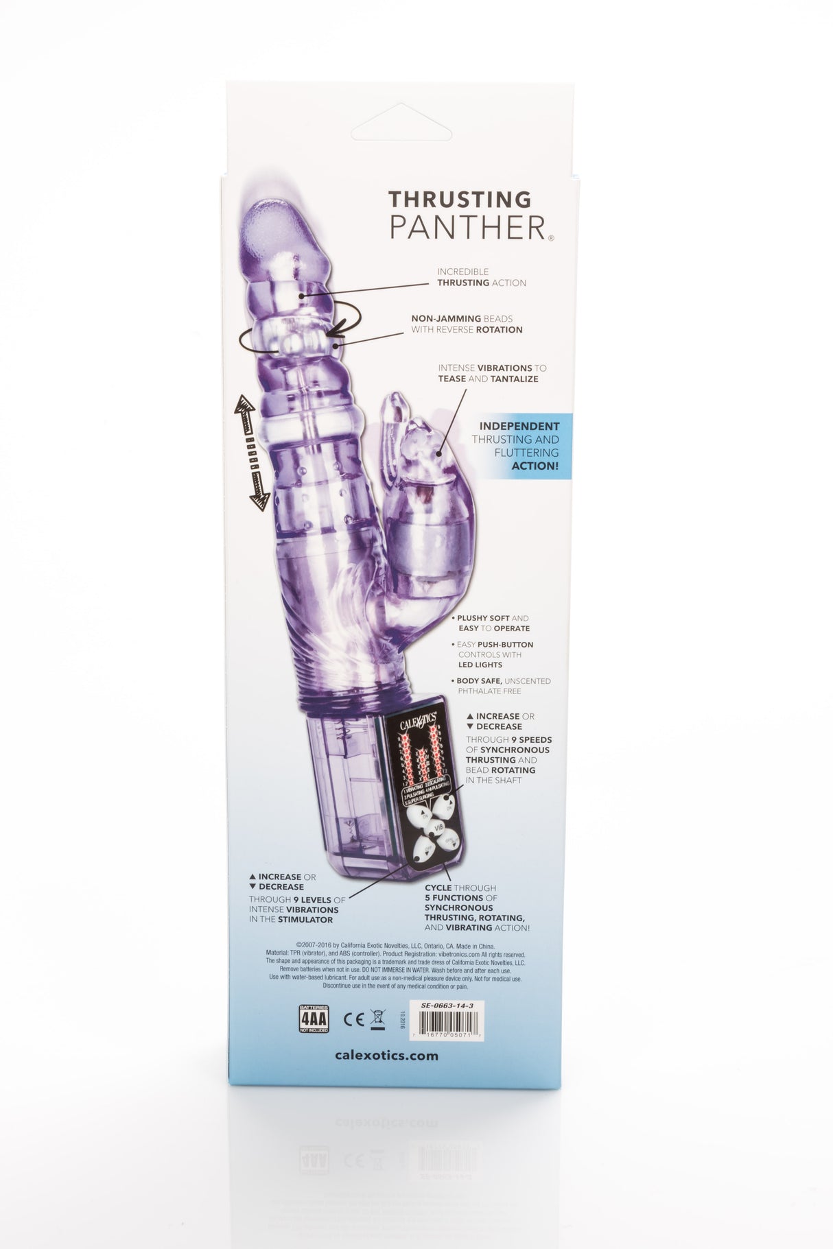 CalExotics Thrusting Panther Thrusting & Vibrating Massager - SE0663143