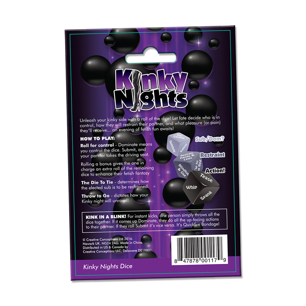 Creative Conceptions Kinky Night Dare Dice - CC-USKNDD