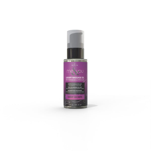 Sensuva Me and You Sweet Secrets Massage Oil, 2 oz - SEN-VL441