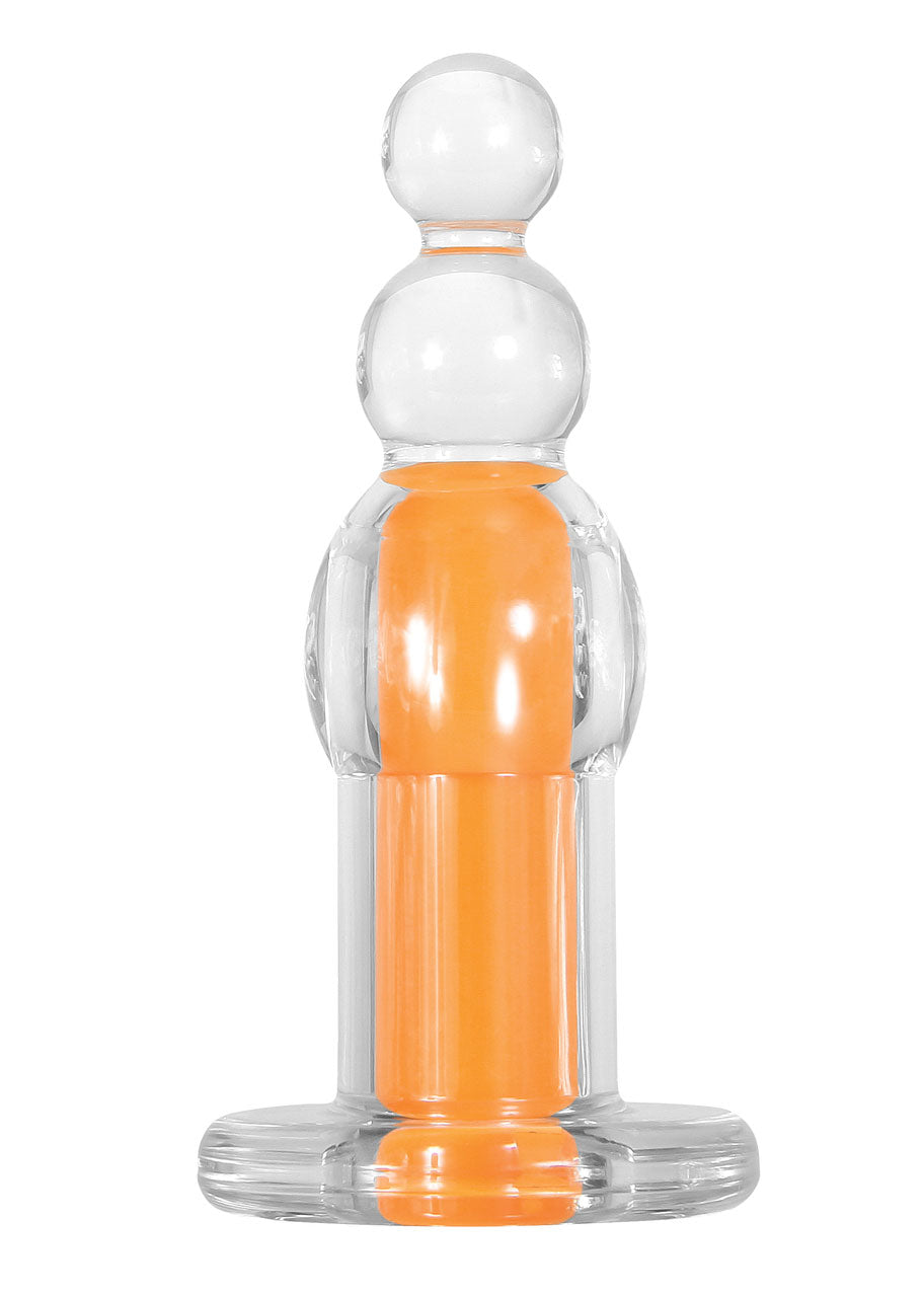 Evolved Novelties Orange Dream Vibrating Beaded Anal Toy (Rechargeable) - GX-RS-9178-2