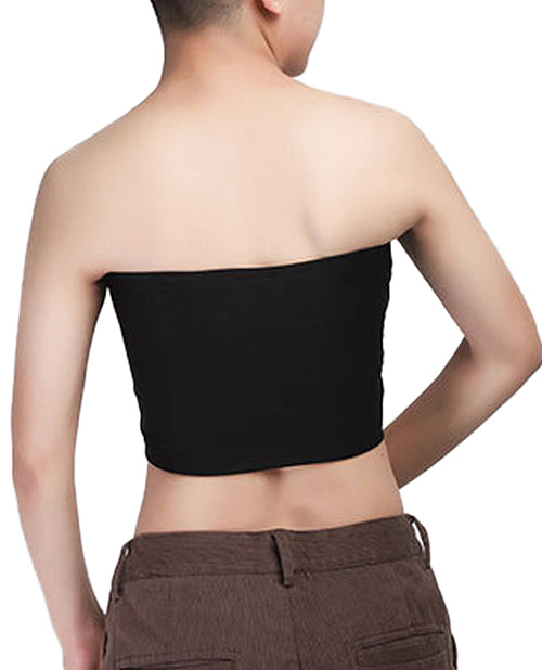 Gender Fluid Strapless Chest Compression Binder - XXXL Black by Gender Fluid
