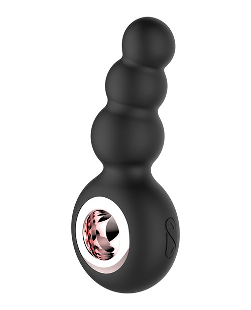 Gender Fluid Quiver Anal Ring Bead Vibe - Black by Gender Fluid