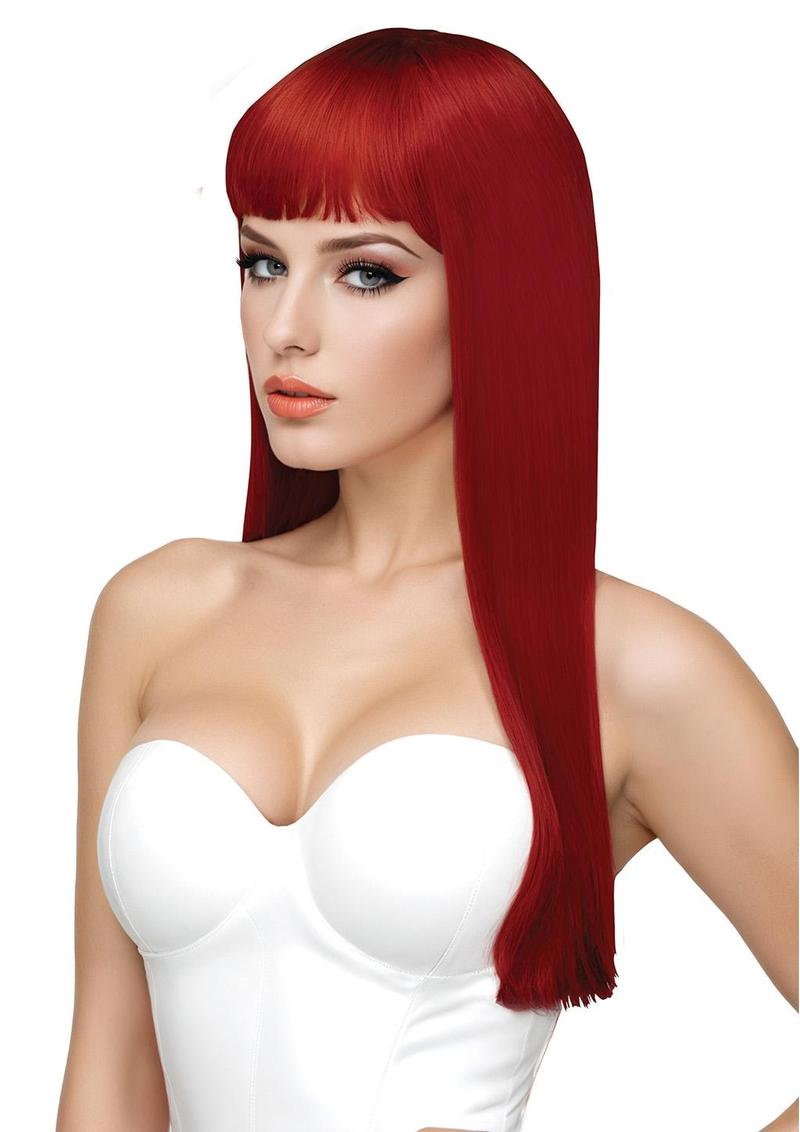 XGEN Scarlett Premium Stylable Wig — Red, Adjustable & Washable - X-PW8071