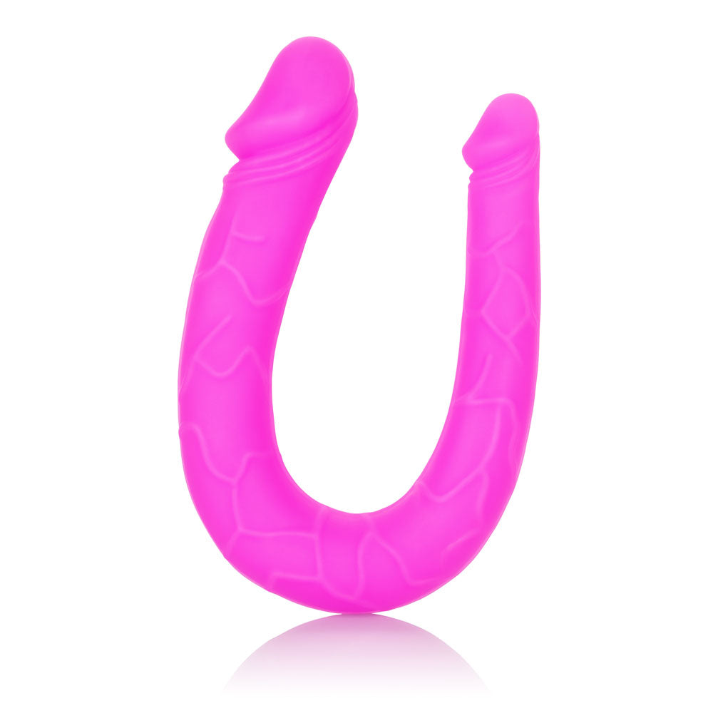 Silicone Double Dong Ac/dc Dong - Pink by CalExotics