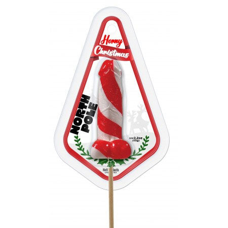 Hott Products Horny Christmas North Pole Peppermint Pops (Edible Lollipops) - HTP3900