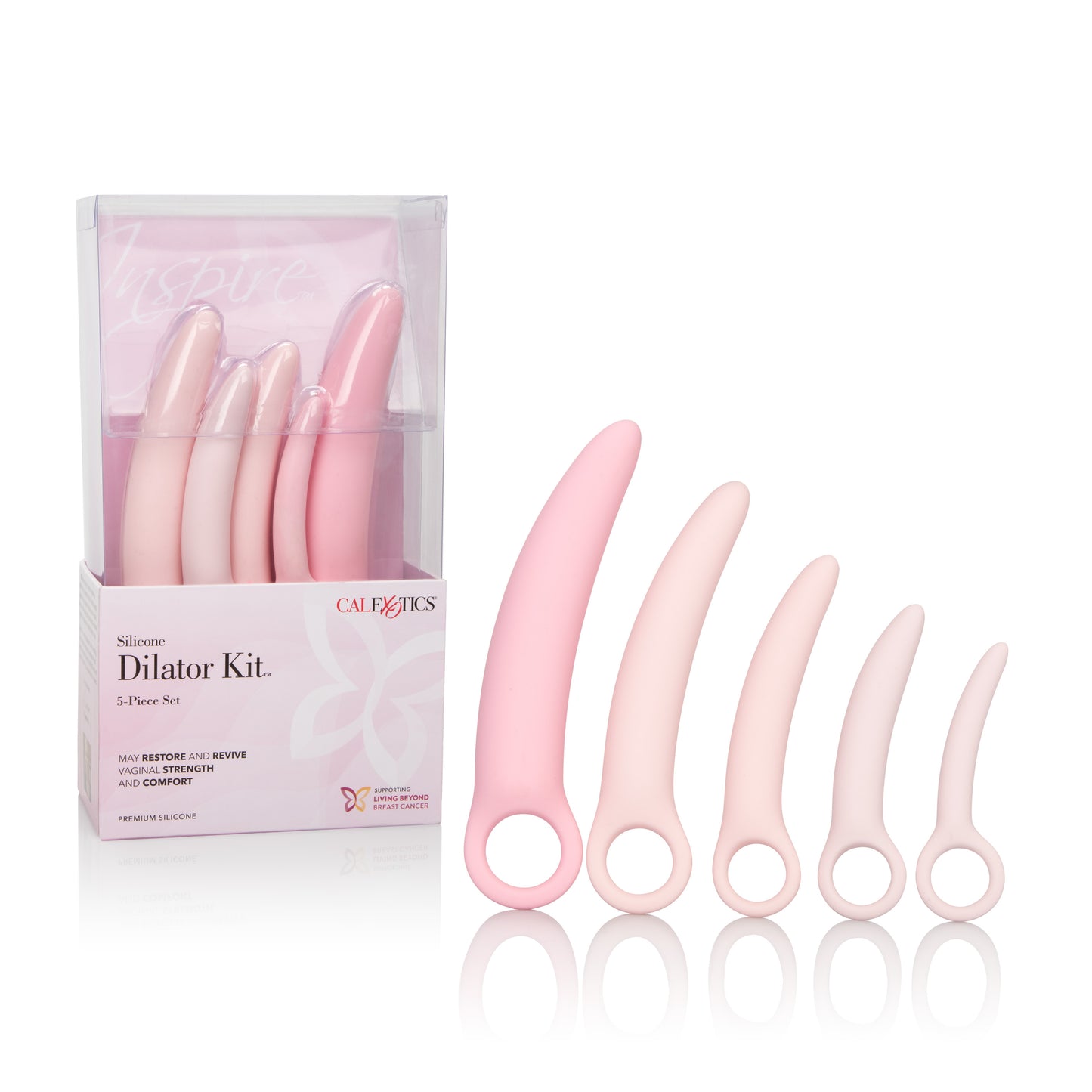 Inspire Silicone Dilator Kit - 5 Piece Set by CalExotics