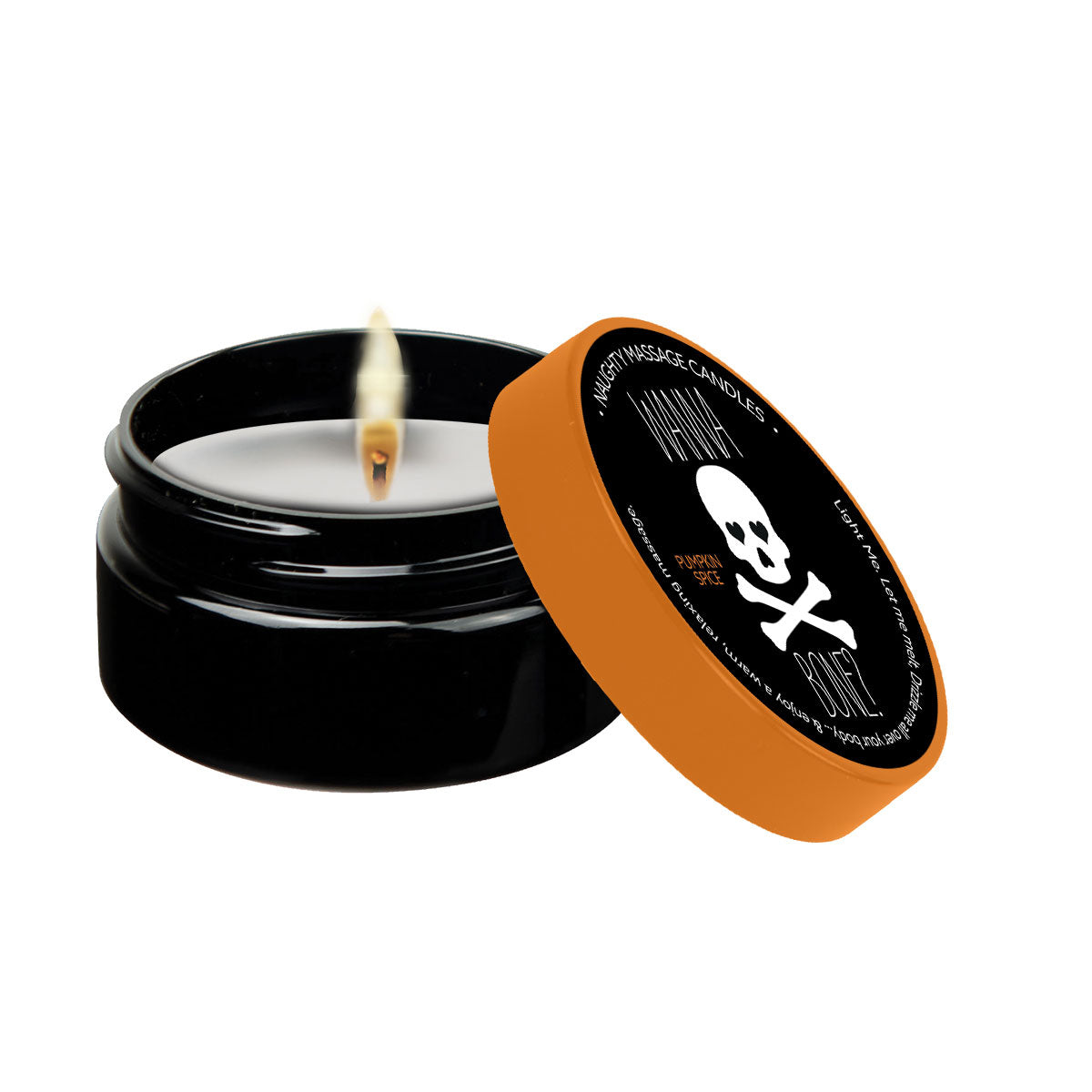 Kama Sutra Wanna Bone Pumpkin Spice Massage Candle - KS14308