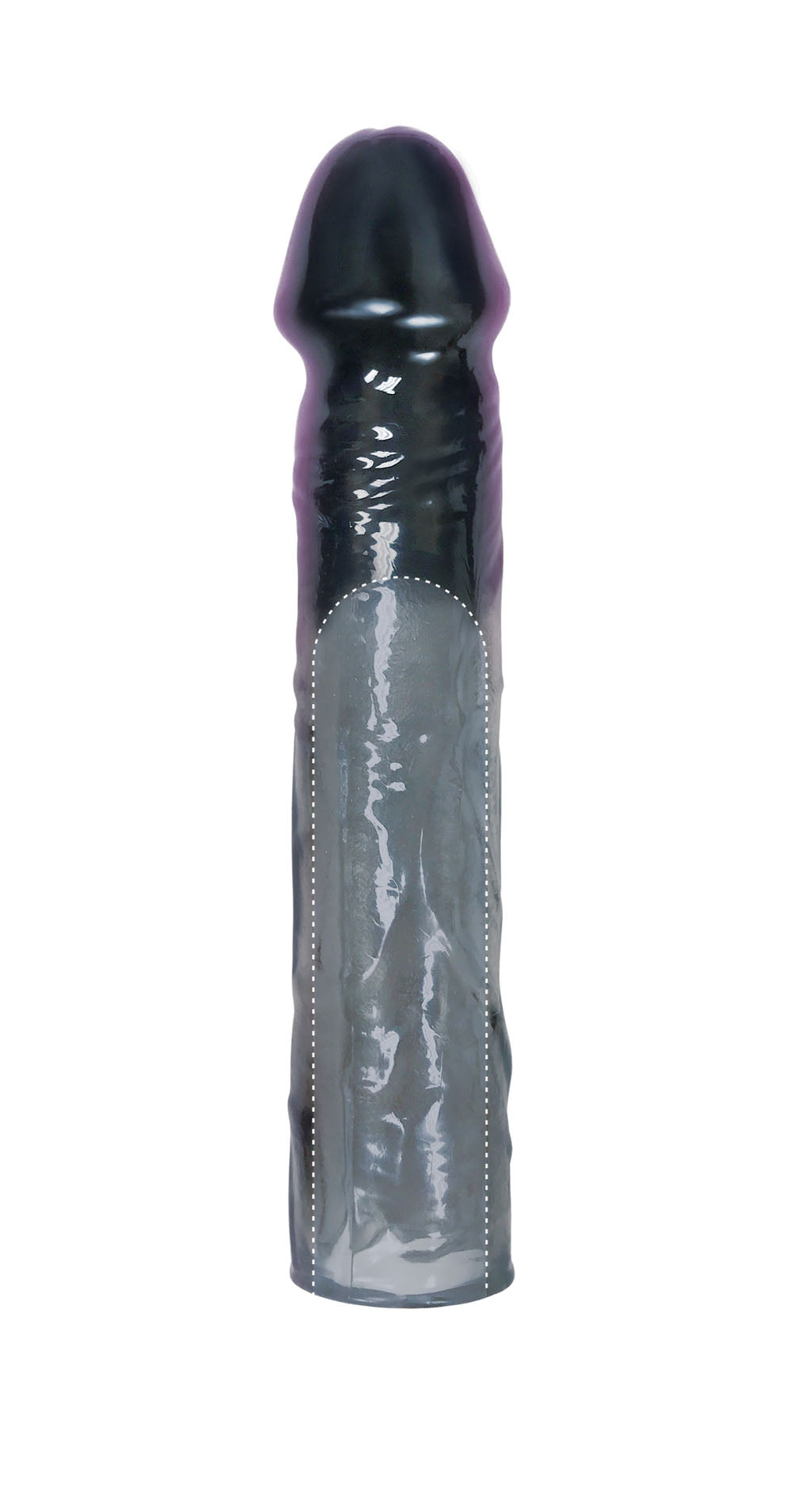 Icon Brands Toppers Extender Sleeve — Black, Adds 3 Inches - ICB2630-2