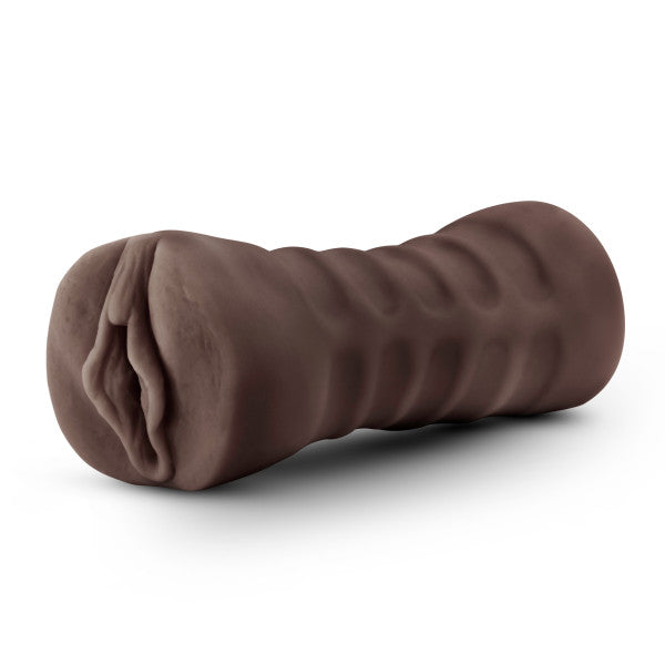 Blush Hot Chocolate Alexis Masturbator — Chocolate, Vibrating Bullet, 5.25" - BL-73506