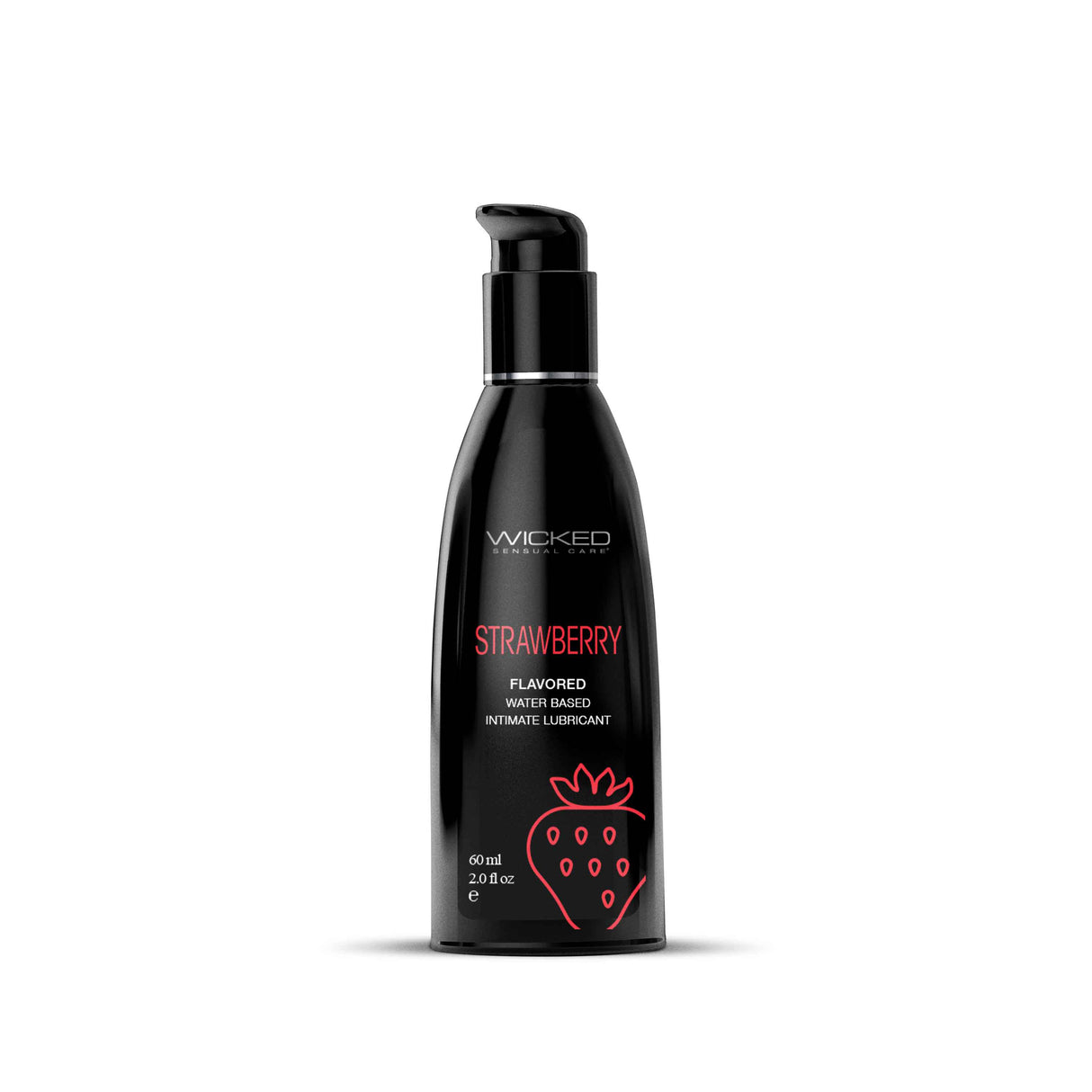 Wicked Sensual Care Aqua Strawberry Water-Based Intimate Lubricant, 2 fl oz - WS-90412