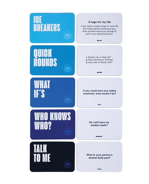 Talk For Hours - 240 Conversation Cards for Couples by Why Don't We