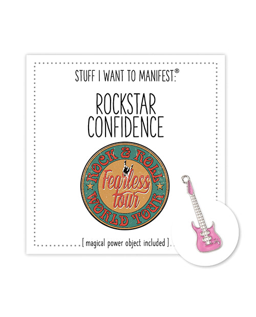 Warm Human Rockstar Confidence Mini Card & Charm by Warm Human