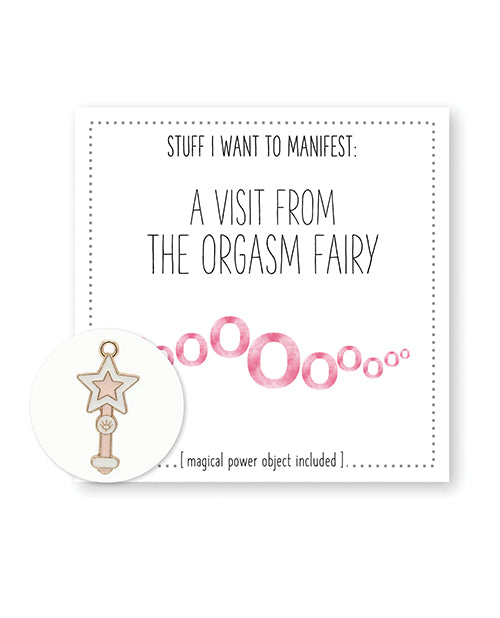Warm Human A Visit From The Orgasm Fairy Mini Card & Charm by Warm Human