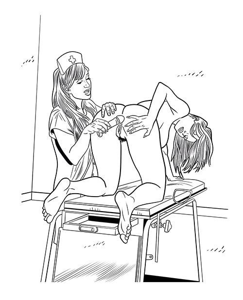 Wood Rocket XXX Nurses Coloring Book by Wood Rocket