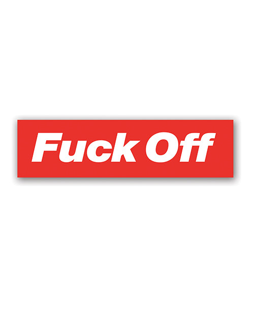 Fuck Off Sticker by Wood Rocket