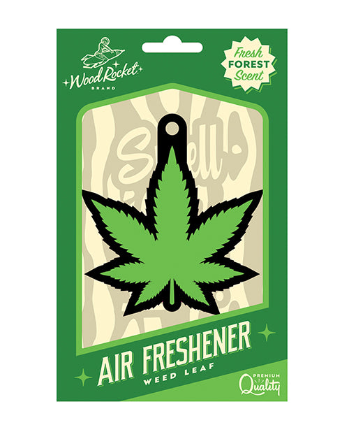 Wood Rocket Green Leaf Air Freshener - Forest by Wood Rocket