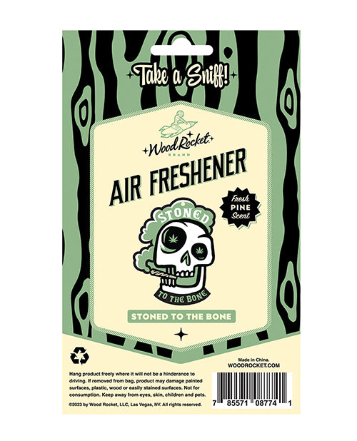 Wood Rocket Stoned to the Bone Air Freshener - Pine by Wood Rocket