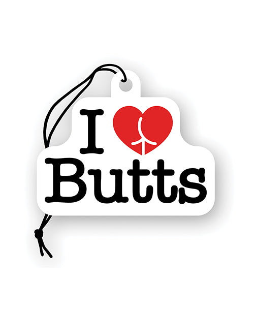 Wood Rocket I Love Butts Air Freshener - Apple by Wood Rocket