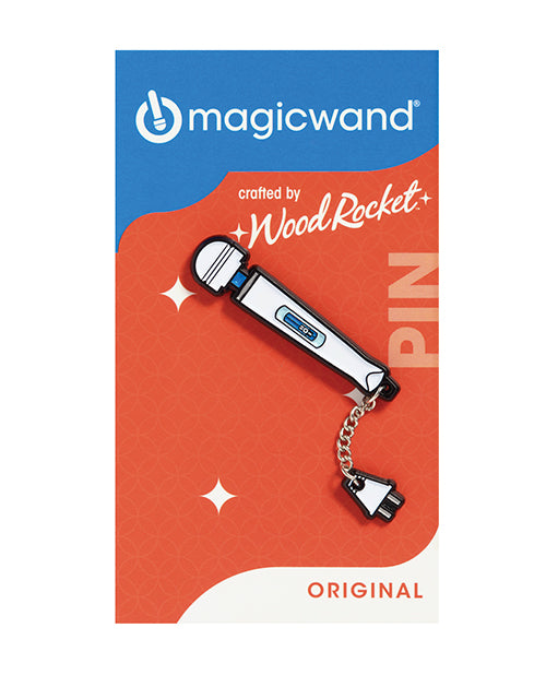 Wood Rocket Magic Wand Original Pin w/Chain by Wood Rocket