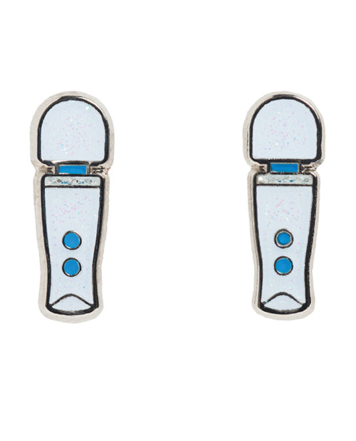 Wood Rocket Magic Wand Micro Earrings by Wood Rocket