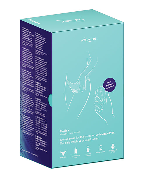 We-Vibe Moxie+ Panty Vibe - Aqua by We-Vibe