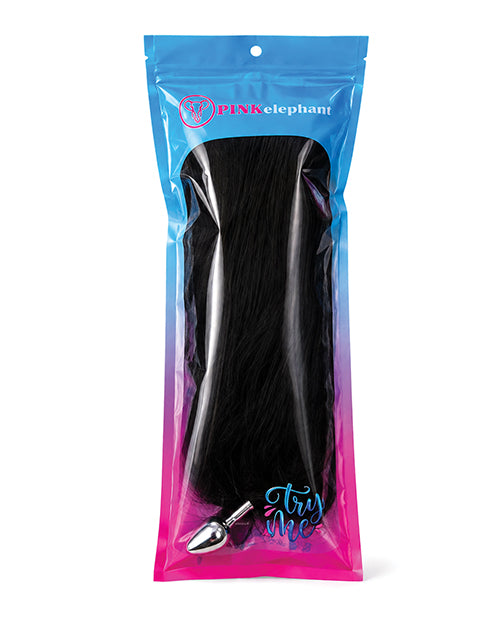 Fox Tail Small Plug - Black by Pinkelephant