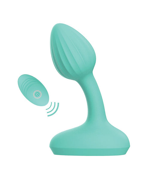 Pink Elephant Dreamer Rechargeable Vibe w/Remote - Aqua by Pinkelephant