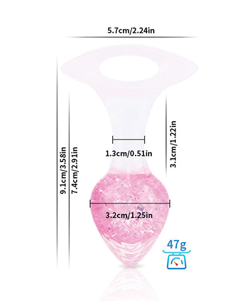 Luxe Prism Small Plug - Light Pink by Pinkelephant
