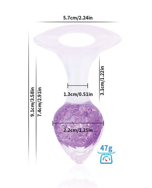 Luxe Prism Small Plug - Light Purple by Pinkelephant