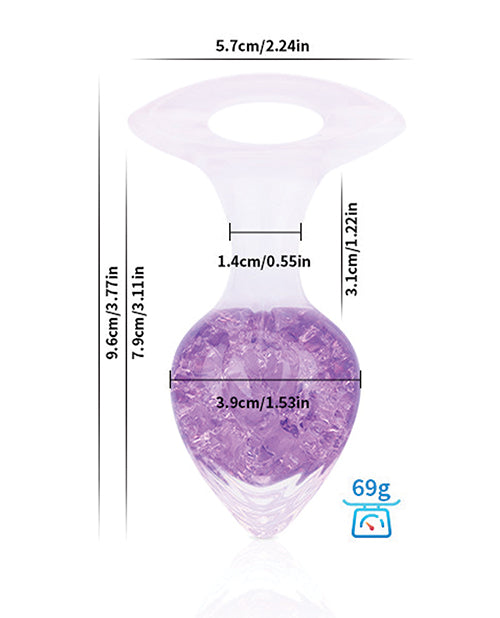 Luxe Prism Medium Plug - Light Purple by Pinkelephant