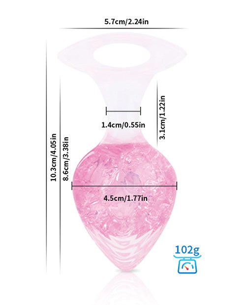 Luxe Prism Large Plug - Light Pink by Pinkelephant