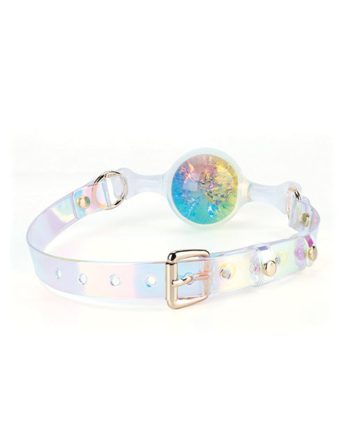 Luxe Prism Small Ball Gag - Rainbow by Pinkelephant