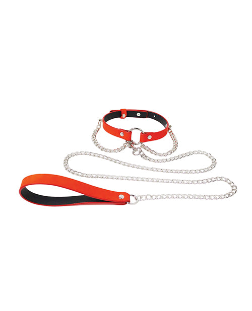 Heat Tease Collar - Red//Yellow by Pinkelephant